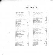 Table of Contents, Vermilion County 1907